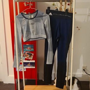 Adidas x Stella McCarthy crop top/leggings size S